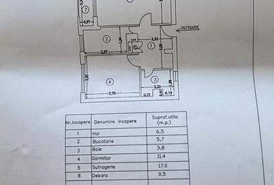 Apartament cu 2 camere decomandat în Nord