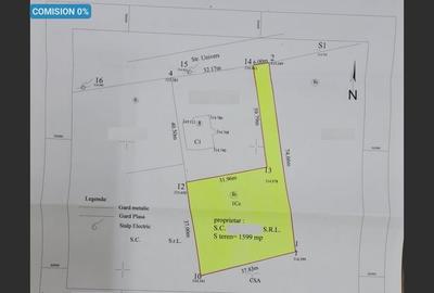 Teren Construcții intravilan de 1599 mp, în Micro 1 - 1