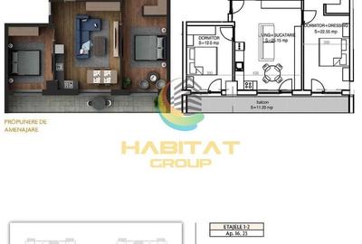 Apartament cu 3 camere în Apărătorii Patriei