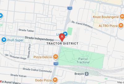 Apartament cu 2 camere decomandat, mobilat în Tractorul