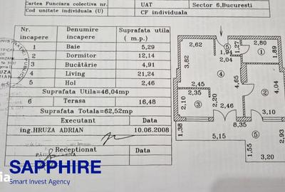 Apartament cu 3 camere în Ghencea