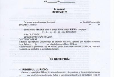 Teren Construcții intravilan de 800 mp, în Sud-Vest - 9