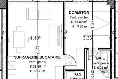 Apartament cu 2 camere în Central