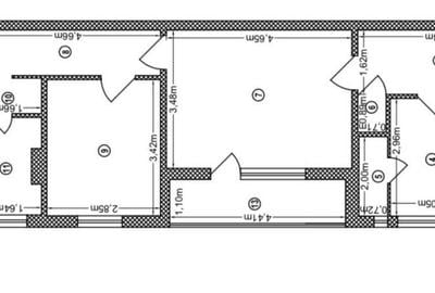 Apartament cu 4 camere semidecomandat în Militari