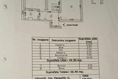 Apartament cu 2 camere decomandat în Km 5