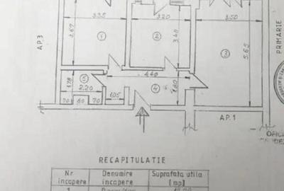 Apartament cu 2 camere decomandat în Central - 1