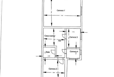 Casă cu 4 camere cu Teren 429 Mp în Calea București - 5