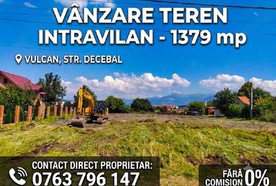 Teren de 1379 mp, în Central