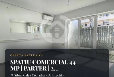 Spațiu comercial, de 43.5 mp, în Arhitecților - Calea Cisnădiei