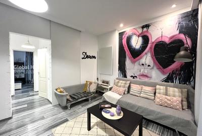Apartament cu 2 camere semidecomandat, mobilat în Ultracentral