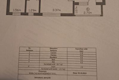 Apartament cu 2 camere semidecomandat în Central - 2