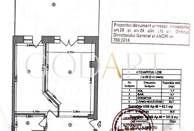 Apartament cu 2 camere în Herăstrău