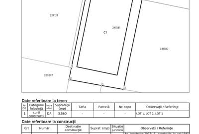 Teren de 3560 mp, în Exterior Vest