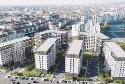 Apartament cu 3 camere semidecomandat în Nufărul