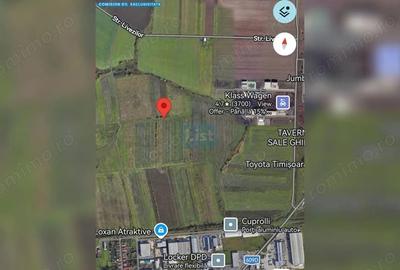Teren de 5050 mp, în Ghiroda