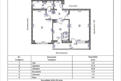 Apartament cu 2 camere decomandat în Mazepa 1