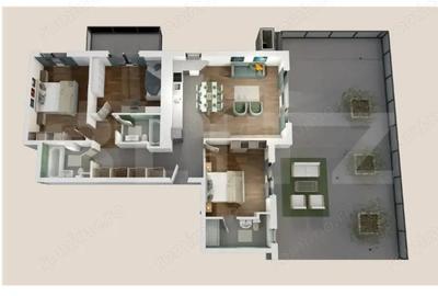Apartament cu 4 camere semidecomandat în Mănăștur - 1