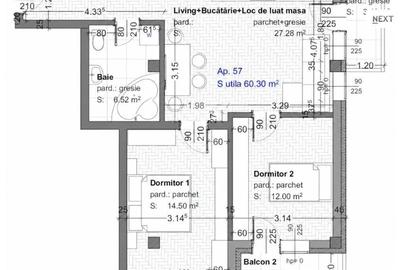 Apartament cu 2 camere decomandat în Central - 3