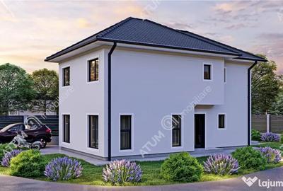 Casă cu 4 camere cu Teren 340 Mp în Est