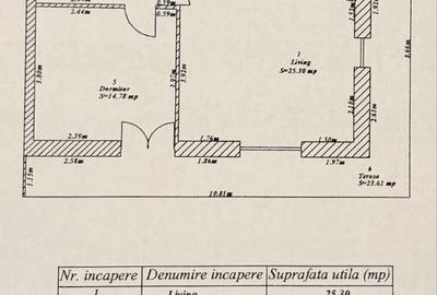 Apartament cu 2 camere decomandat, mobilat în Mihai Bravu