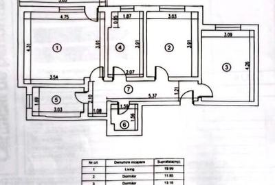Apartament cu 3 camere decomandat în Haliu - 22