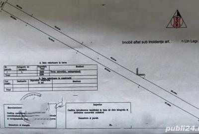 Teren de 4950 mp, în Narciselor