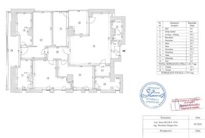Apartament cu 4 camere semidecomandat în Aviatorilor - 23