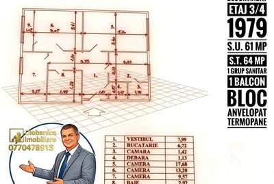 Apartament cu 2 camere decomandat în Dristor - 3