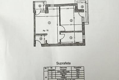 Apartament cu 2 camere, mobilat în Odăi - 5