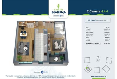 Apartament cu 2 camere decomandat în Aurel Vlaicu - 2