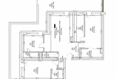 Apartament cu 3 camere semidecomandat în Zorilor