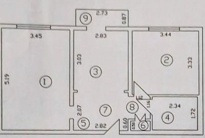 Apartament cu 2 camere decomandat, mobilat în Basarabia - 6