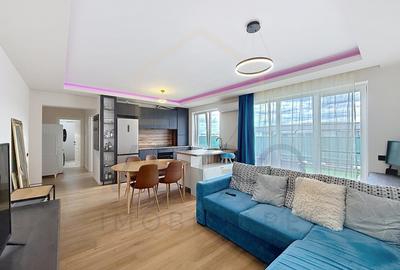 Apartament cu 2 camere semidecomandat, mobilat în Florești