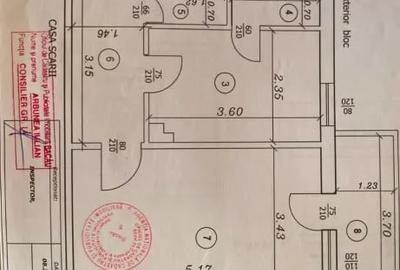 Apartament cu 2 camere decomandat în Energiei
