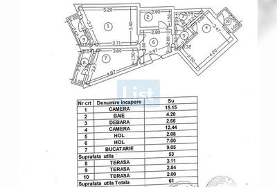Apartament cu 2 camere decomandat în Gura Văii