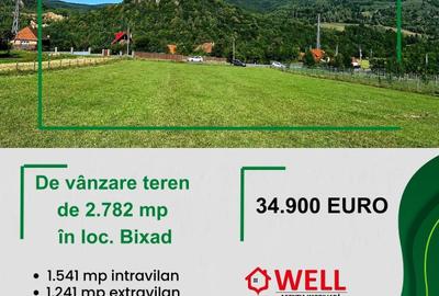 Teren intravilan de 2782 mp, în Bixad
