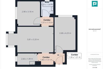 Apartament cu 3 camere semidecomandat în Aurel Vlaicu