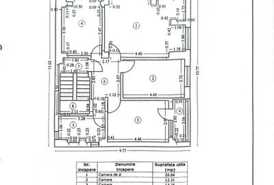 Apartament cu 3 camere decomandat în Ultracentral