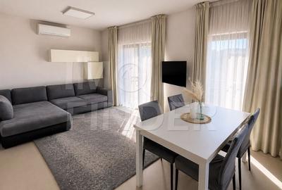 Apartament cu 3 camere semidecomandat, mobilat în Borhanci