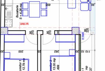 Apartament cu 3 camere decomandat în Central
