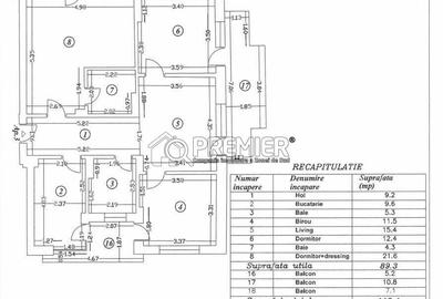 Apartament cu 4 camere în Apărătorii Patriei