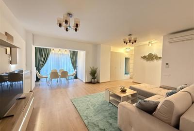 Apartament cu 3 camere semidecomandat, mobilat în Floreasca