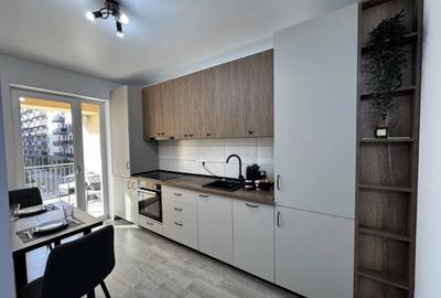 Apartament cu 2 camere semidecomandat, mobilat în Popești-Leordeni