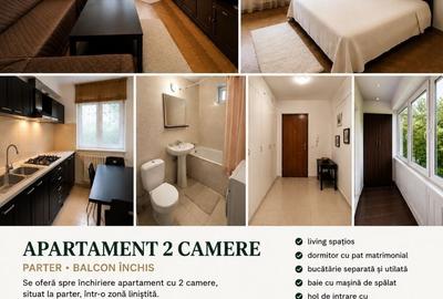 Apartament cu 2 camere decomandat în Central