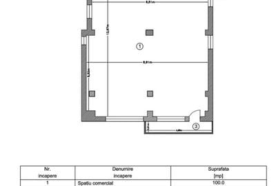 Spațiu comercial, de 330 mp, în Central - 2