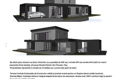 Teren Construcții intravilan de 533 mp, în Florești - 1