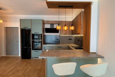 Apartament cu 2 camere semidecomandat, mobilat în Florești