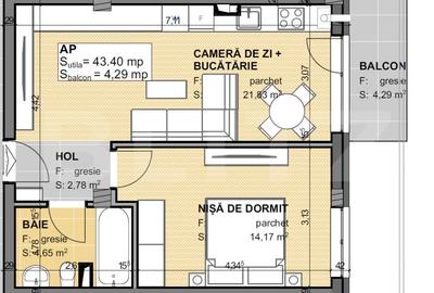 Apartament cu 2 camere semidecomandat în Apahida - 7
