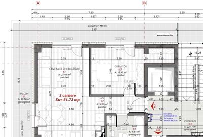 Apartament cu 2 camere în Central