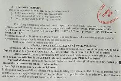 Teren de 1792 mp, în 1 Decembrie - 2